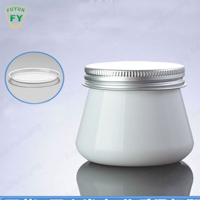 Άσπρα πλαστικά συσκευάζοντας βάζα αλουμίνας ΚΑΠ για την κρέμα σώματος