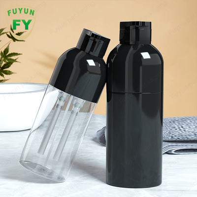 Πλαστικό που συσκευάζει το μαύρο μπουκάλι δύο χρωστικών ουσιών τρίχας σε ένα 200ml 300ml 500ml