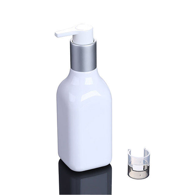 Τετραγωνική καλλυντική συσκευασία μπουκαλιών διανομέων αντλιών σαμπουάν 0.2L