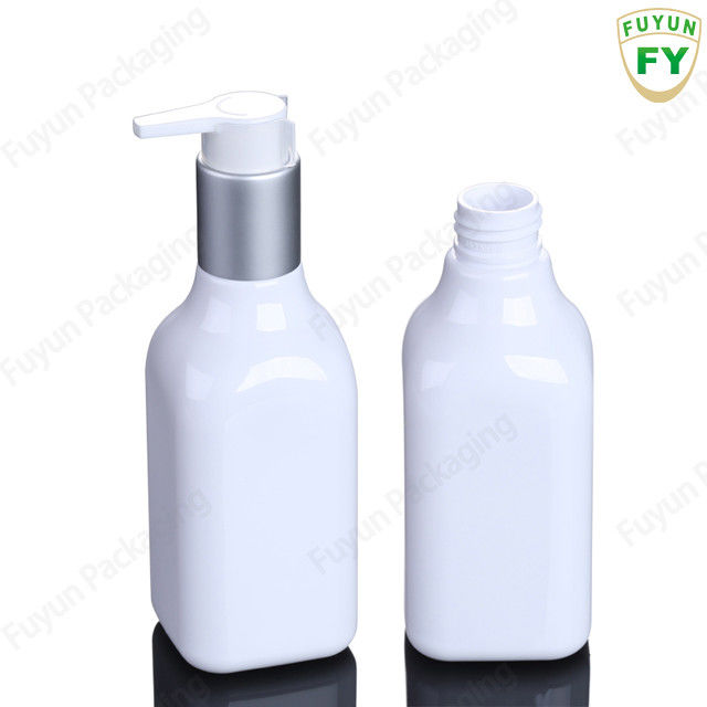 Τετραγωνική καλλυντική συσκευασία μπουκαλιών διανομέων αντλιών σαμπουάν 0.2L