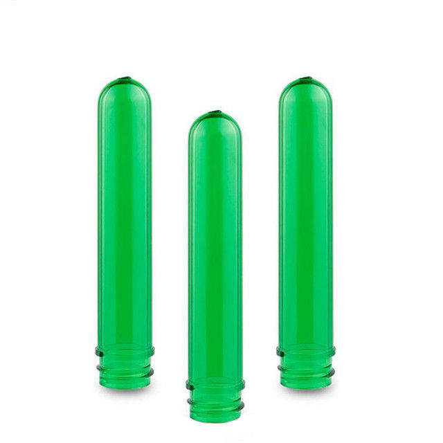 Βαθμός τροφίμων 26g 28mm πράσινο νέο υλικό βρύου προσχηματισμών της PET μπουκαλιών