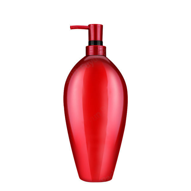 9 σαφή ωοειδή διαμορφωμένα πλαστικά μπουκάλια 300ml BPA λοσιόν ουγγιών ελεύθερα