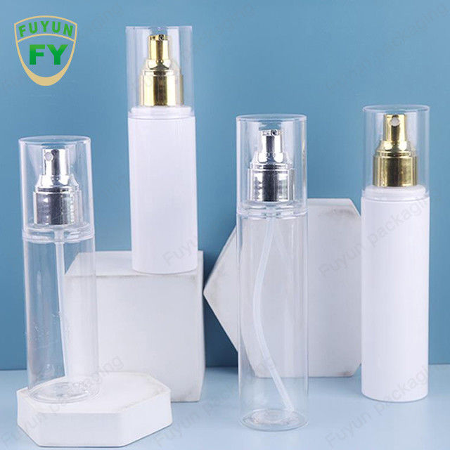 Άσπρο σαφές πλαστικό μπουκάλι 30ml 50ml 100ml 120ml ψεκασμού της PET για την καλλυντική συσκευασία