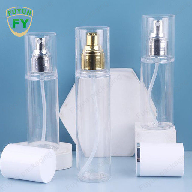 Άσπρο σαφές πλαστικό μπουκάλι 30ml 50ml 100ml 120ml ψεκασμού της PET για την καλλυντική συσκευασία