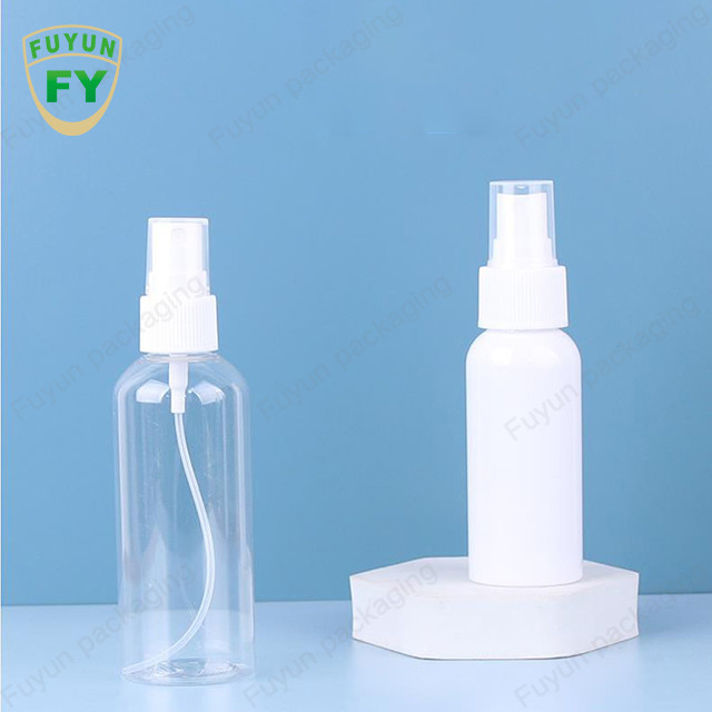 Μίνι σαφές 80ml 100ml αρώματος λεπτό μπουκάλι ψεκασμού υδρονέφωσης πλαστικό