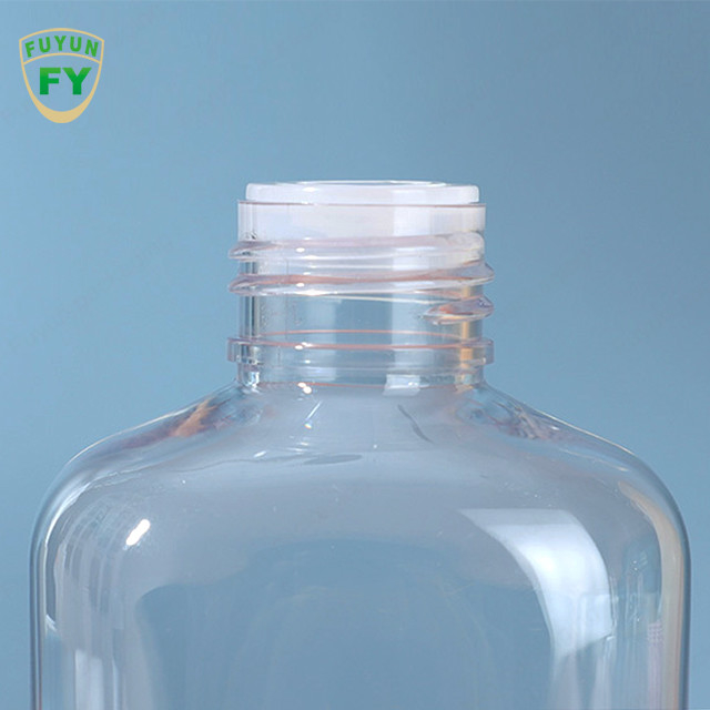 Υγρή τετραγωνική μορφή μπουκαλιών τροφίμων 150ml πλαστική με το αργίλιο ΚΑΠ