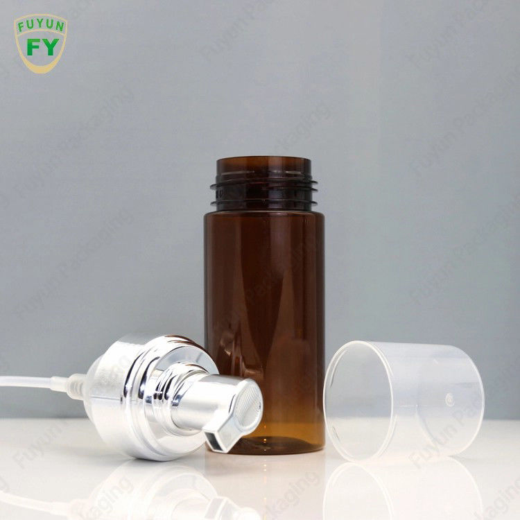 120ml ηλέκτρινο πλαστικό μπουκάλι διανομέων σαπουνιών χεριών για την καλλυντική συσκευασία