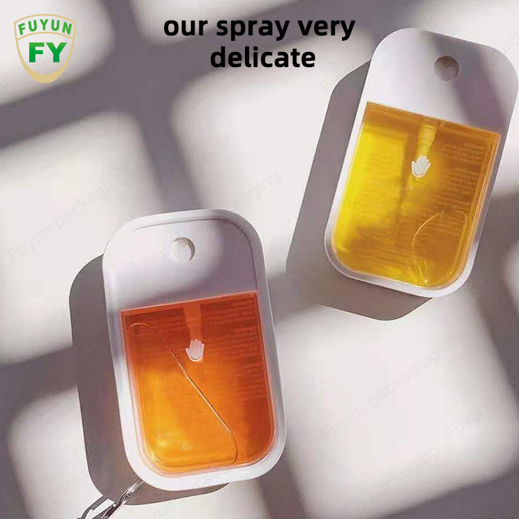 Sanitizer χεριών 48ml 50ml διαμορφωμένο χρώμα συνήθειας πιστωτικών καρτών μπουκαλιών αντλιών ψεκασμού