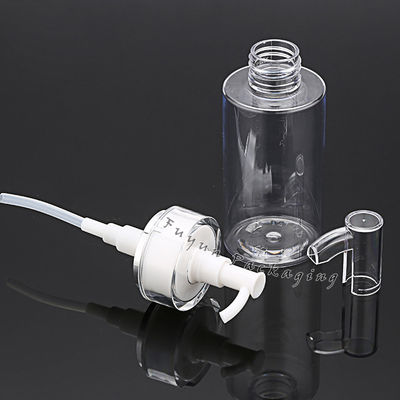 Τα κενά μπουκάλια διανομέων αντλιών 200ml πλαστικά καθαρίζουν το χρώμα μπουκαλιών