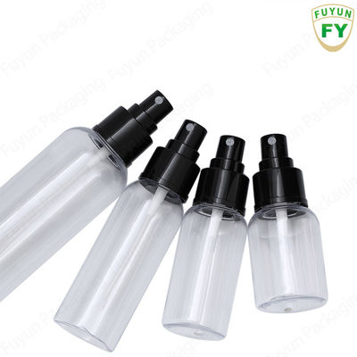 Σαφές SGS μπουκαλιών ψεκασμού 50ml Pet προσαρμοσμένο πιστοποιητικό λογότυπο