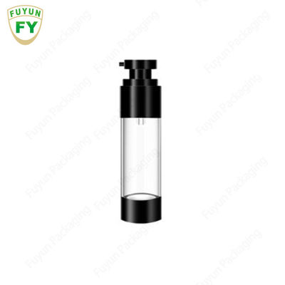 15ml 30ml 50ml συνήθειας πολυτέλειας κενό χωρίς αέρα pum λοσιόν ψεκασμού κρέμας σαφές άσπρο μαύρο παγωμένο καλλυντικό πλαστικό