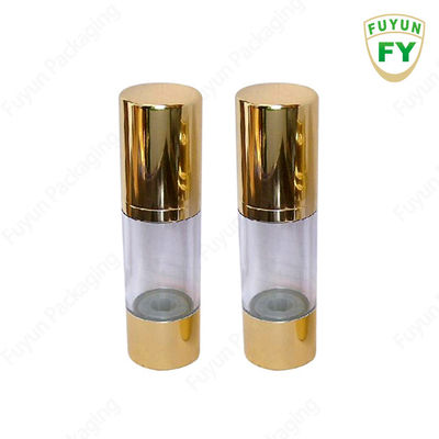 30ml χρυσό χωρίς αέρα μπουκάλι αντλιών για την καλλυντική κρέμα προσώπου λοσιόν