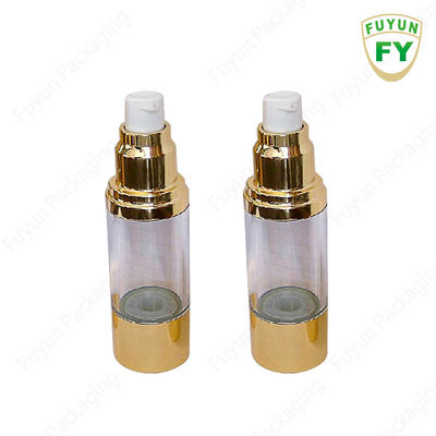30ml χρυσό χωρίς αέρα μπουκάλι αντλιών για την καλλυντική κρέμα προσώπου λοσιόν