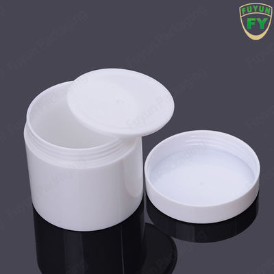Κομψά καλλυντικά εμπορευματοκιβώτια 100ml με το άσπρο καπάκι τέλειο για το ταξίδι