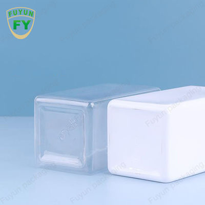 500ml σαπουνιών αφρού αντλιών επικεφαλής μπουκάλι λουλουδιών ποδιών μπουκαλιών τετραγωνικό κενό