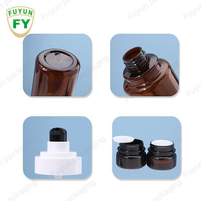 Συνεχής ψεκασμός μπουκαλιών αντλιών Fuyun 40ml 60ml ηλέκτρινος Skincare πλαστικός