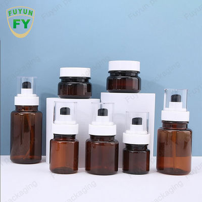 Συνεχής ψεκασμός μπουκαλιών αντλιών Fuyun 40ml 60ml ηλέκτρινος Skincare πλαστικός