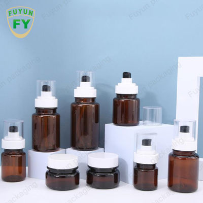 Συνεχής ψεκασμός μπουκαλιών αντλιών Fuyun 40ml 60ml ηλέκτρινος Skincare πλαστικός
