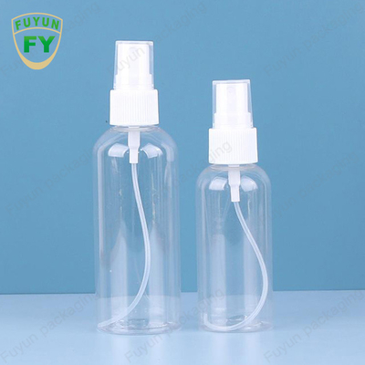 Μίνι σαφές 80ml 100ml αρώματος λεπτό μπουκάλι ψεκασμού υδρονέφωσης πλαστικό