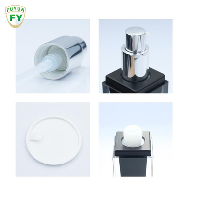 Το Fuyun 15ml/30ml/60ml/100ml/120ml/15g/30g/50g/100g καθαρίζει το μαύρο ακρυλικό πλαστικό διπλοτειχισμένο μπουκάλι μορφής ορθογωνίων χρώματος
