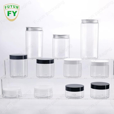 διαφανή πλαστικά συσκευάζοντας βάζα 30ml 40ml 150ml με το βαθμό τροφίμων αλουμινίου ΚΑΠ