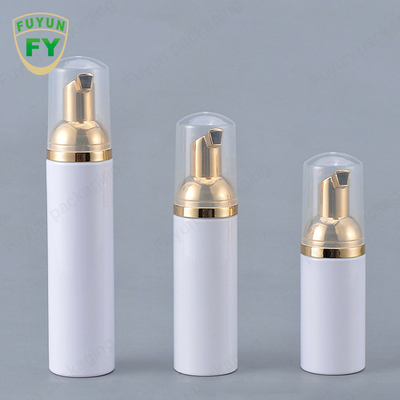 χρυσό μπουκάλι αντλιών αφρού 30ml 50ml 80ml με τη σαφή ΚΑΠ