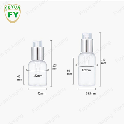 75ml 100ml 250ml πλαστικό αντλιών μπουκαλιών ορών εμπορευματοκιβώτιο αντλιών λοσιόν τονωτικού ασημένιο