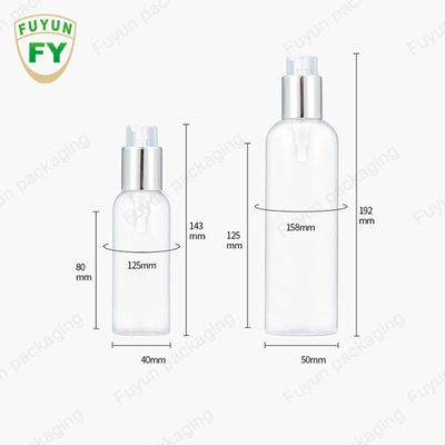 75ml 100ml 250ml πλαστικό αντλιών μπουκαλιών ορών εμπορευματοκιβώτιο αντλιών λοσιόν τονωτικού ασημένιο