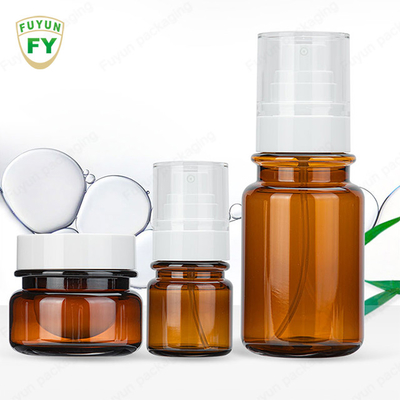 30g 40ml 60ml ορών πλαστικό αντλιών βάζο της PET μπουκαλιών διπλοτειχισμένο
