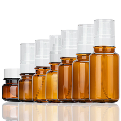 30g 40ml 60ml ορών πλαστικό αντλιών βάζο της PET μπουκαλιών διπλοτειχισμένο
