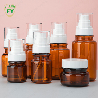 30g 40ml 60ml ορών πλαστικό αντλιών βάζο της PET μπουκαλιών διπλοτειχισμένο