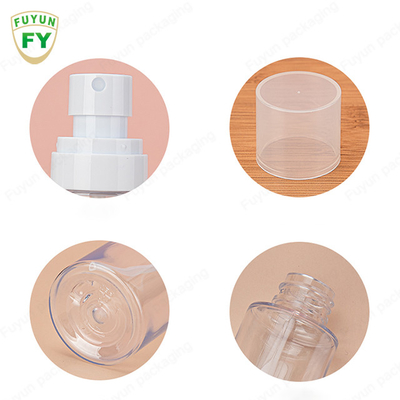 επίπεδος ώμος μπουκαλιών ψεκασμού 80ml 100ml Skincare καλλυντικός