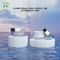 Πλαστικό ακρυλικό καλλυντικό βάζο Fuyun 15ml 30ml 50ml με την ασημένια ΚΑΠ